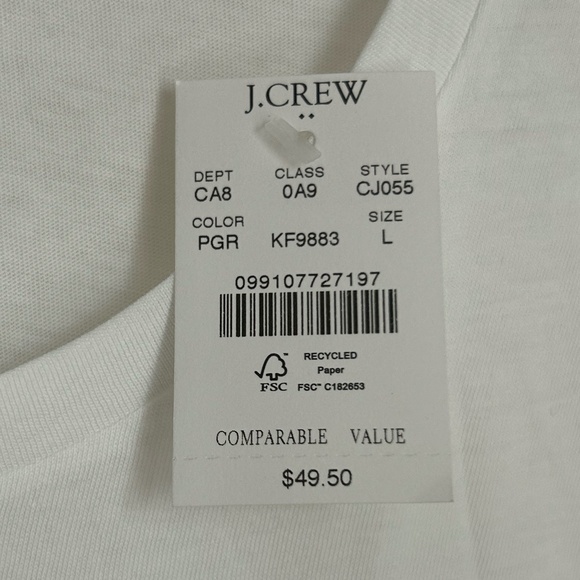 J Crew Factory NWT Paris Graphic Tee - Picture 6 of 7